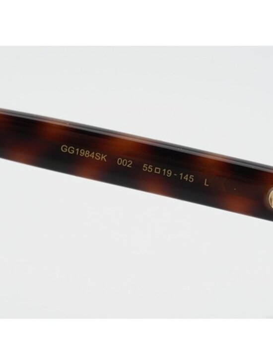 Gucci GG1984SK 002 Unisex Sunglasses Havana Square Frame, Blue Lenses main image 7